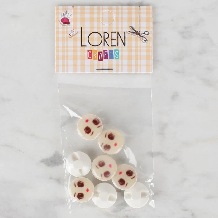 Loren Crafts 8 li Düğme - 678