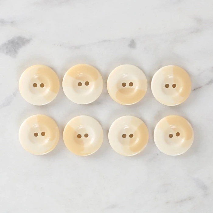 Loren Crafts 8li Düğme Krem - 1142