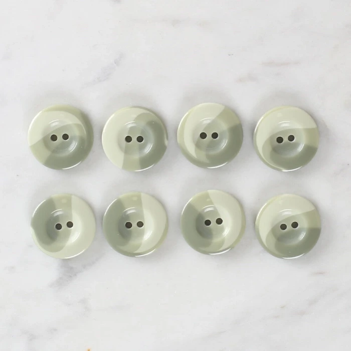 Loren Crafts 8li Düğme Yeşil- 1127