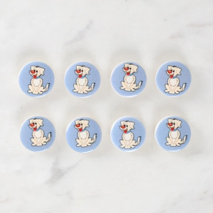 Loren Crafts 8li Köpek Düğme - 1243