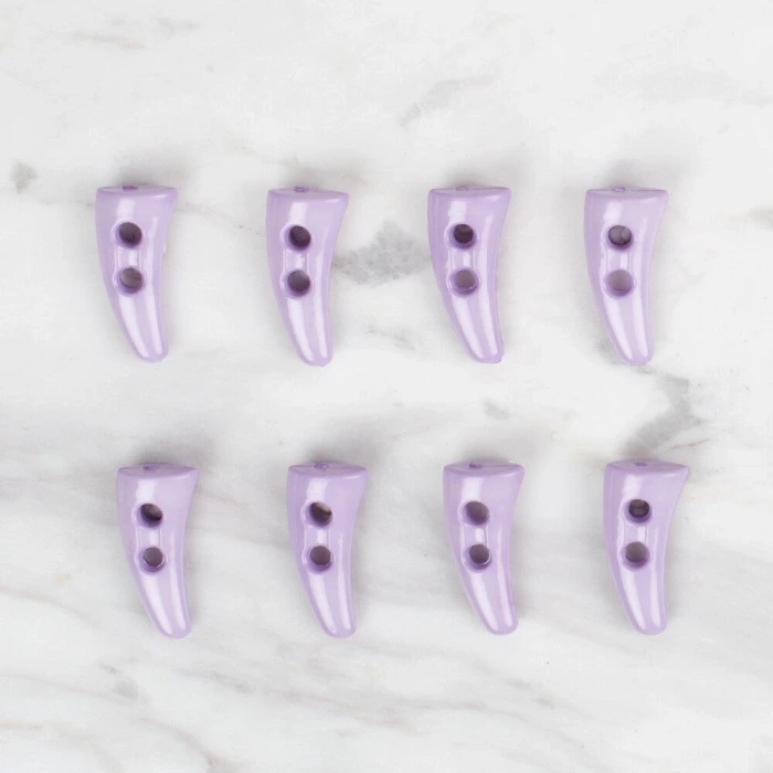 Loren Crafts 8 li lila çoban düğme - 129