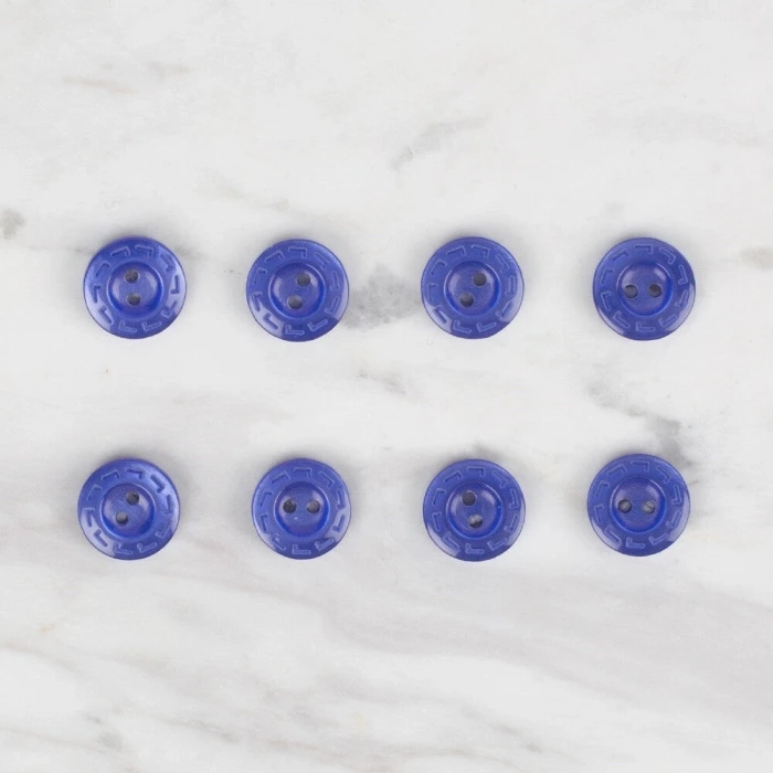 Loren Crafts 8 li Mavi Düğme - 185
