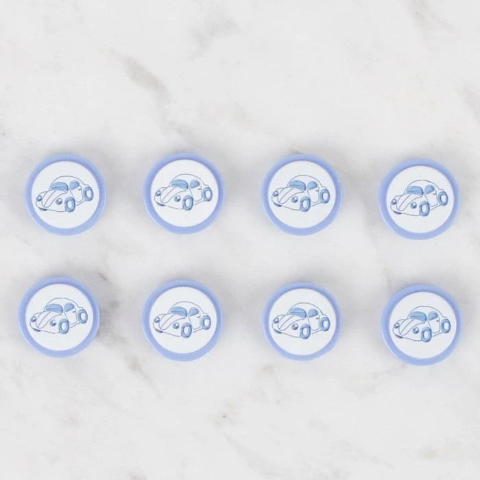 Loren Crafts 8 li Mavi Düğme - 394