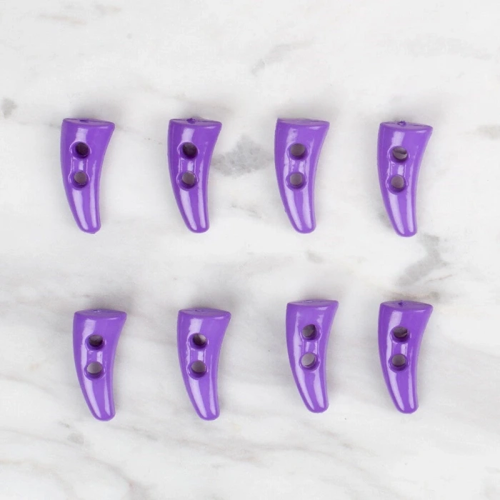 Loren Crafts 8 li mor çoban düğme - 130