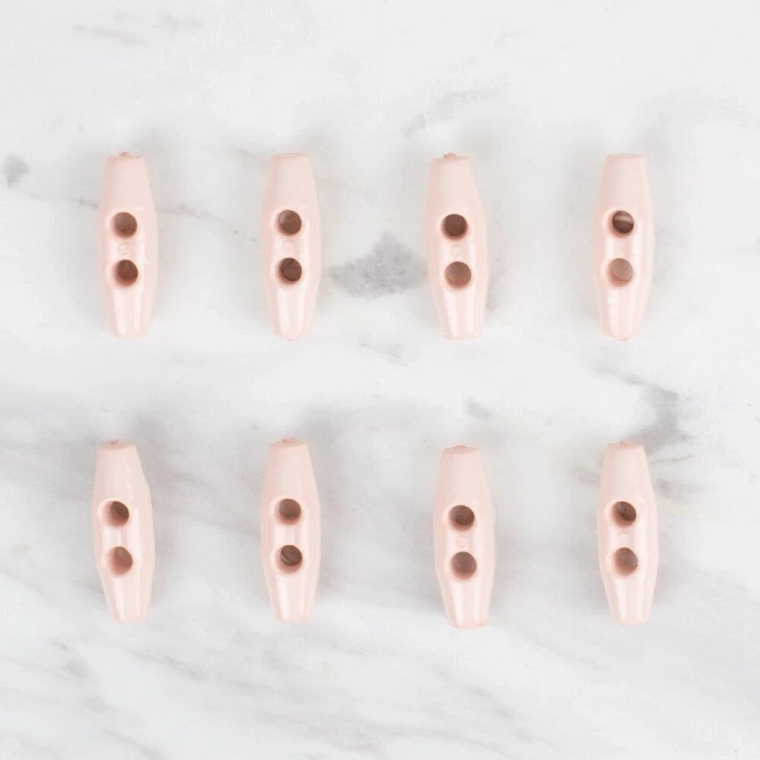 Loren Crafts 8 li pembe çoban düğme - 112