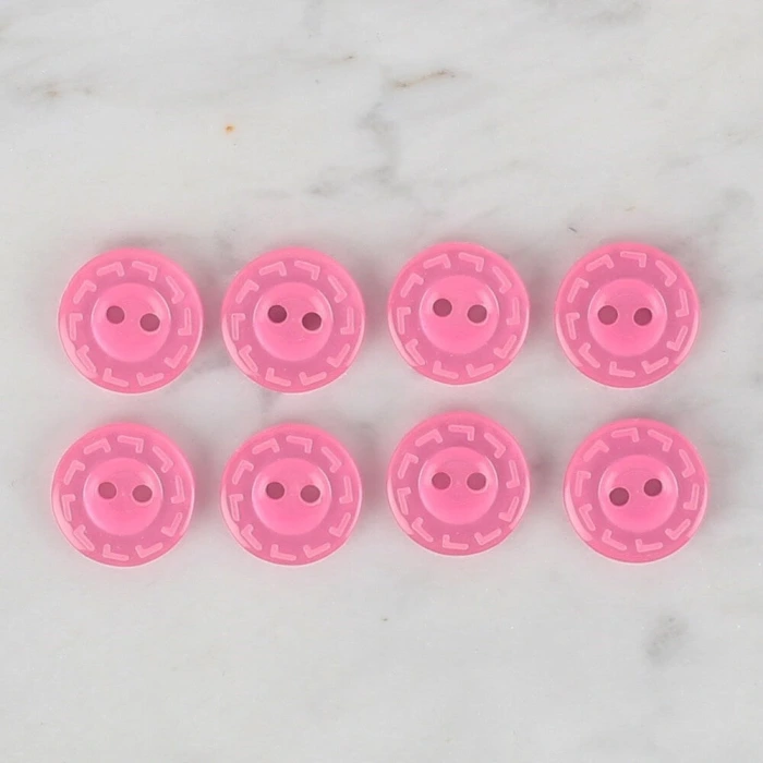 Loren Crafts 8 li Pembe Düğme - 189