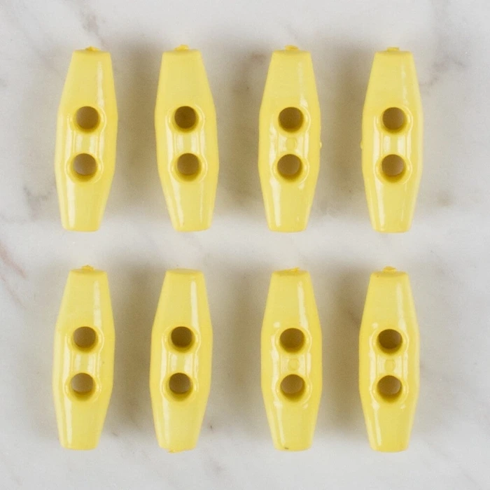 Loren Crafts 8 li sarı çoban düğme - 117