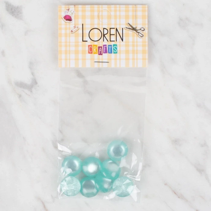 Loren Crafts 8 li Yeşil Düğme - 47
