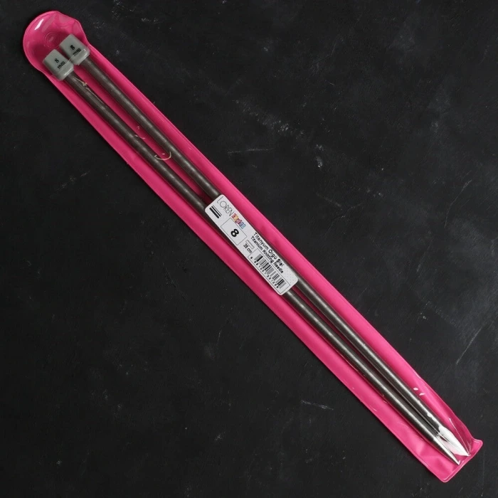 Loren Crafts 8 mm 35 cm Titanyum Örgü Şişi