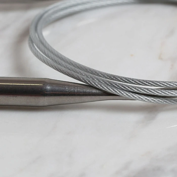 Loren Crafts 8 mm Çelik Misinalı Şiş 100 cm