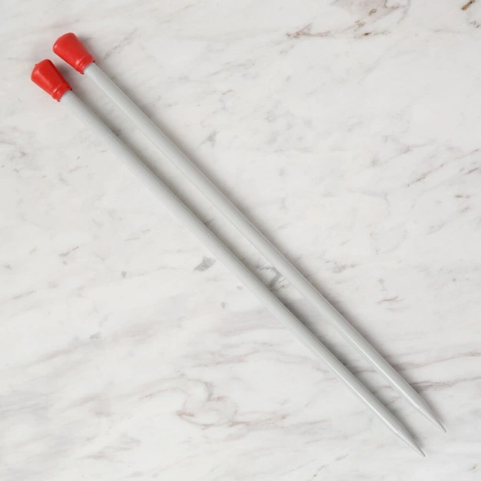 Loren Crafts 9 mm 35 cm Klasik Alüminyum Örgü Şişi