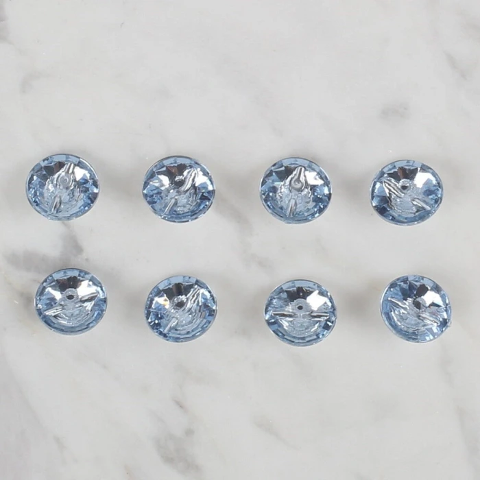 Loren Crafts açık mavi 8 li düğme - 197