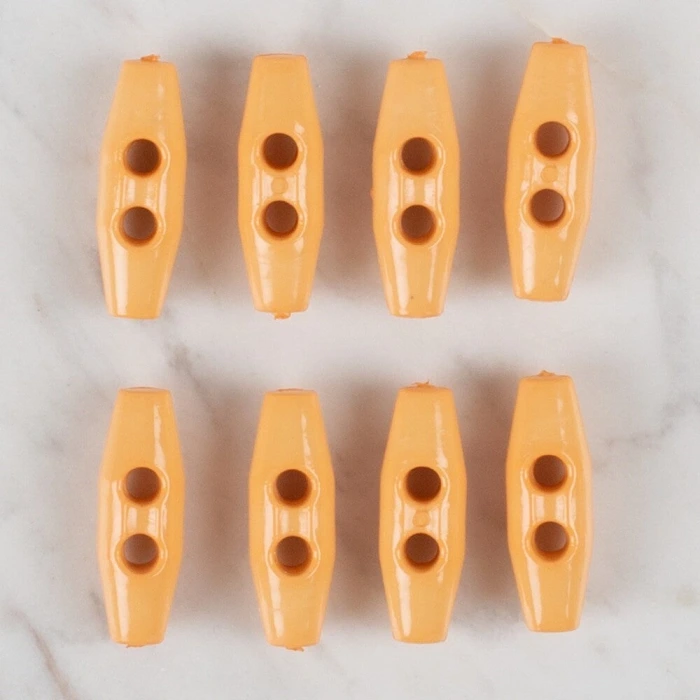 Loren Crafts açık turuncu 8 li çoban düğme - 116