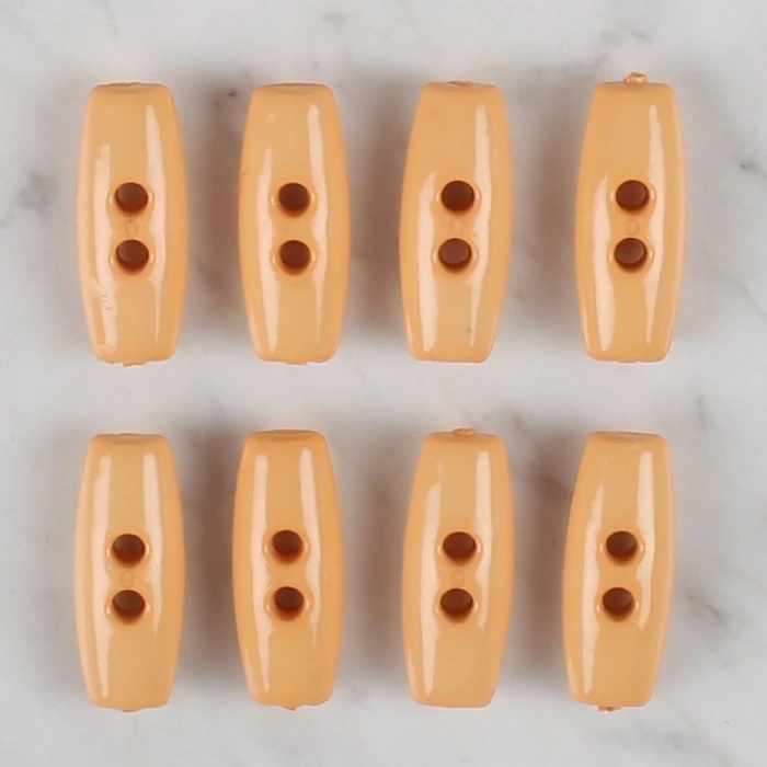 Loren Crafts açık turuncu 8 li çoban düğme - 68