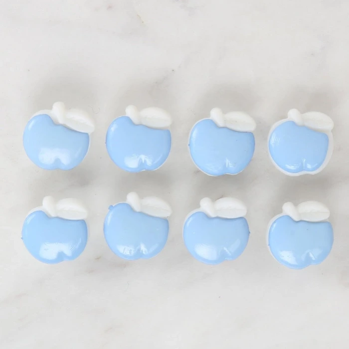 Loren Crafts Bebe Mavi 8li Düğme - 3006