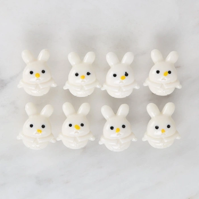 Loren Crafts Beyaz 8li Düğme - 3033