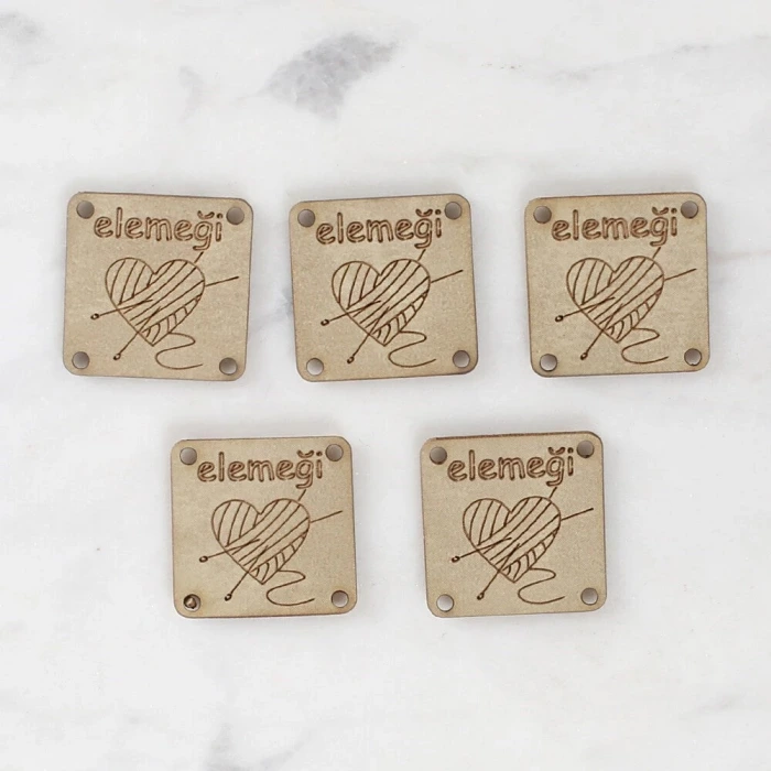 Loren Crafts Elemeği Deri Arma 5 Adet - 1569