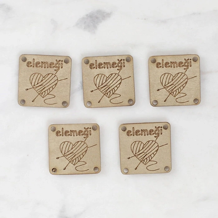 Loren Crafts Elemeği Deri Arma 5 Adet - 1569