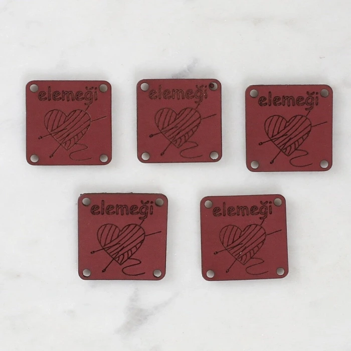 Loren Crafts Elemeği Deri Arma 5 Adet - 1570