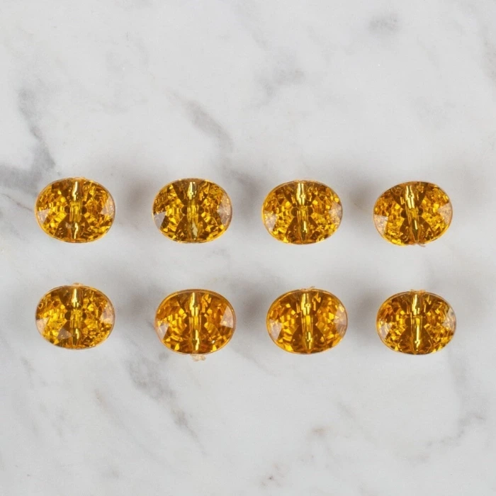 Loren Crafts hardal sarısı 8 li düğme - 242