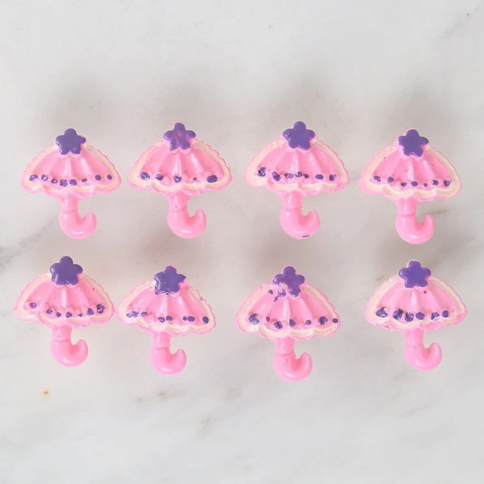 Loren Crafts Pembe 8li Düğme - 3011