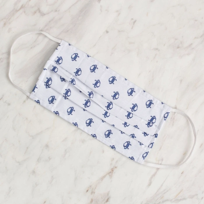 Loren Crafts Yengeç Desenli Kumaş Maske