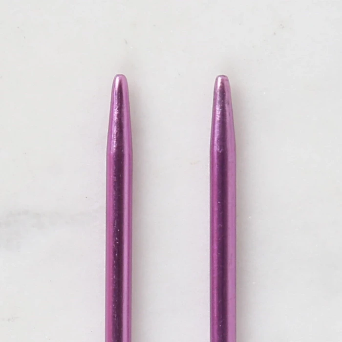 Loren Cratfs 2,5 mm 35 cm Mor Metal Örgü Şişi - LR