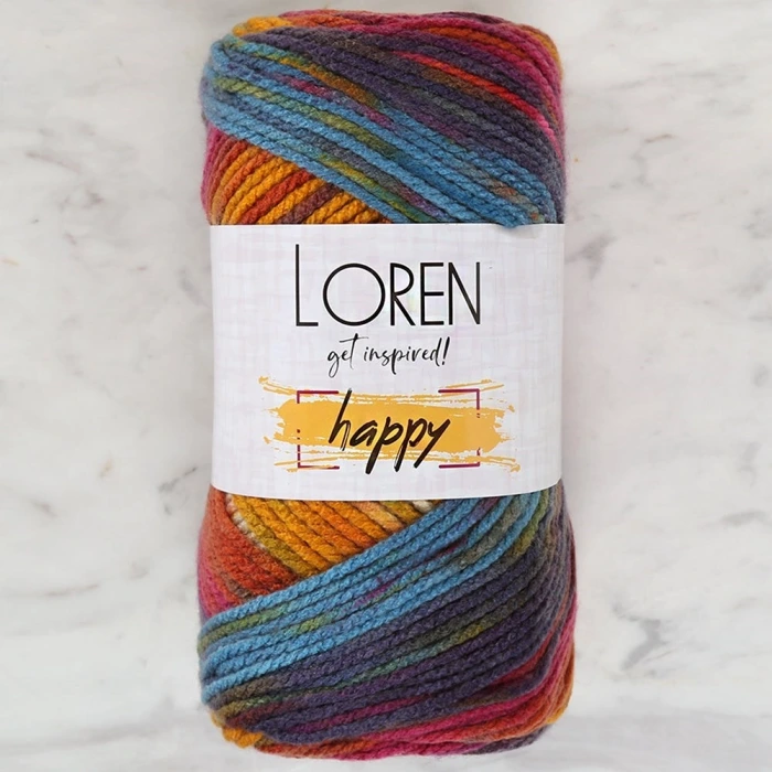 Loren Happy Ebruli El Örgü İpi - RH001 - 34286