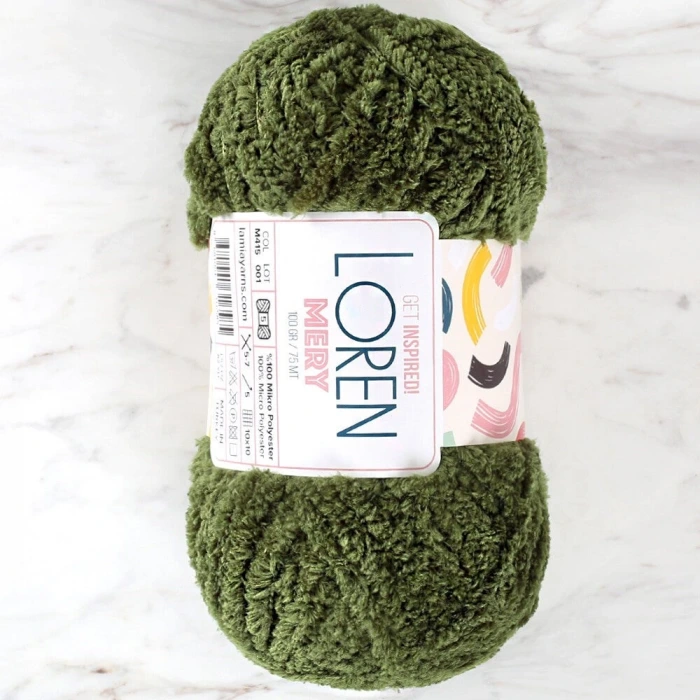 Loren Mery Yeşil El Örgü İpi - M415