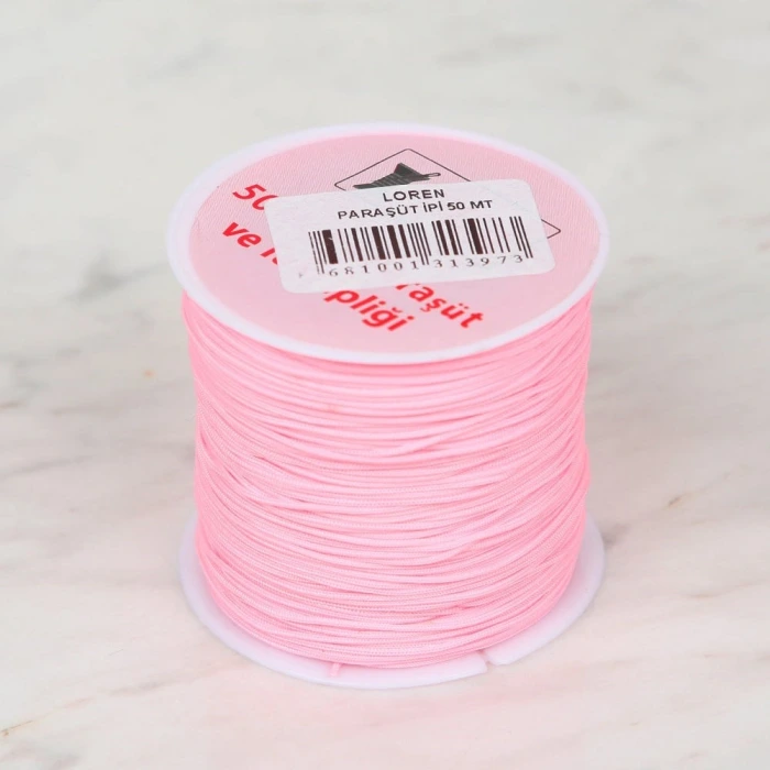 Loren Paraşüt İpi 50 mt Pembe