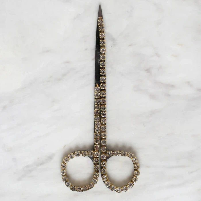 Loren Taşlı Söz Ve Nişan Makası - Altın