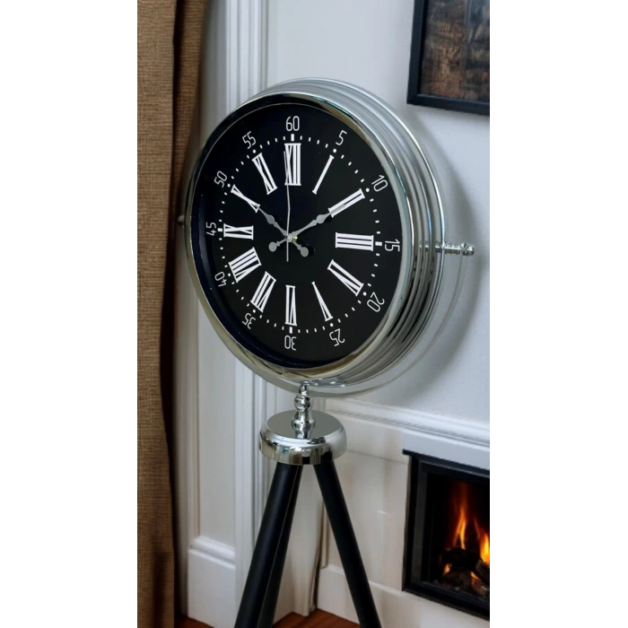 Majestic Krom Tripod Ayaklı Saat
