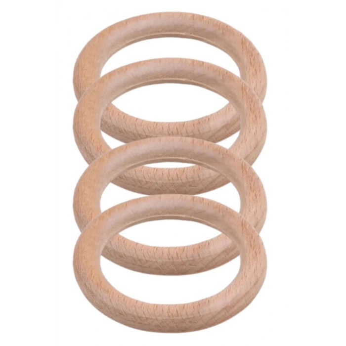 Makrome Tahta Halka 6 cm