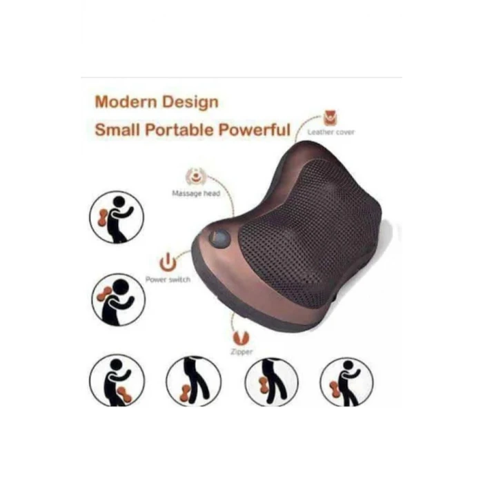 Masaj Aleti Yastığı Ovmalı Yastık Çift Motorlu