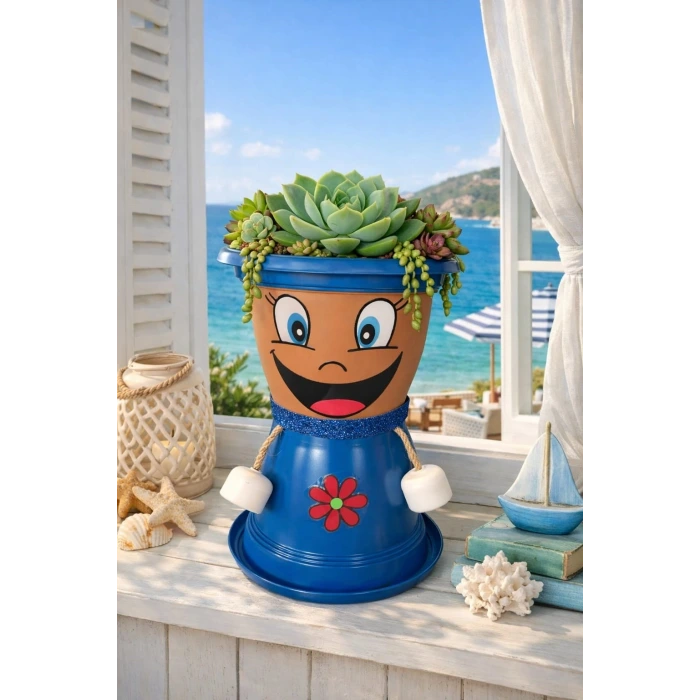 MAVİŞKO VİLLA DEKORATİF SAKSI 1,7 Litre