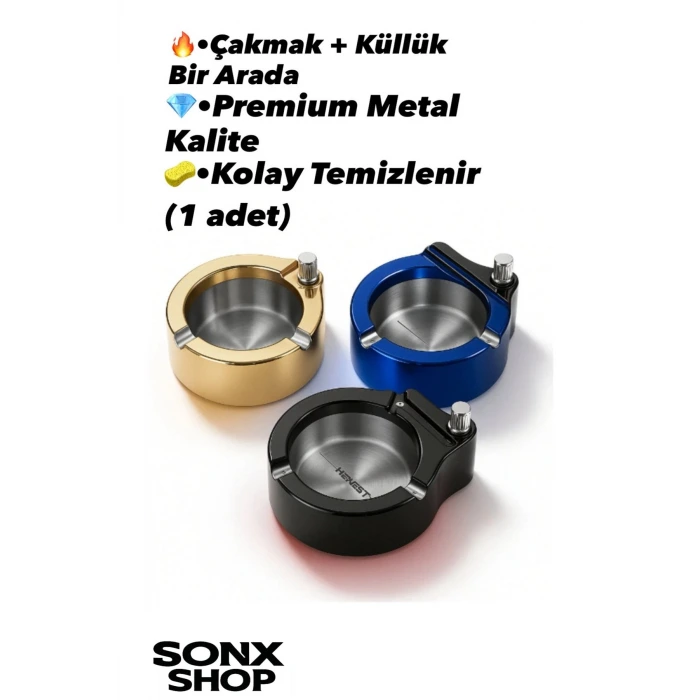 Metal Kibritli Küllük