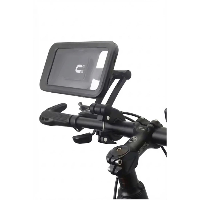 Motosiklet Bisiklet Su Geçirmez Manyetik Telefon Tutucu Gidon Navigasyon Kılıfı