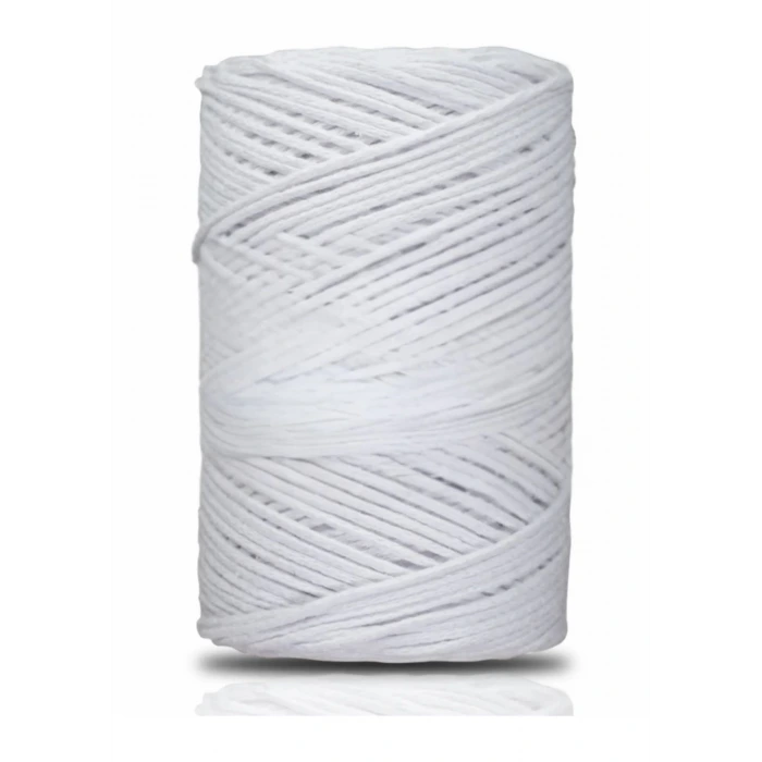 Pamuk Makrome 2 mm Beyaz