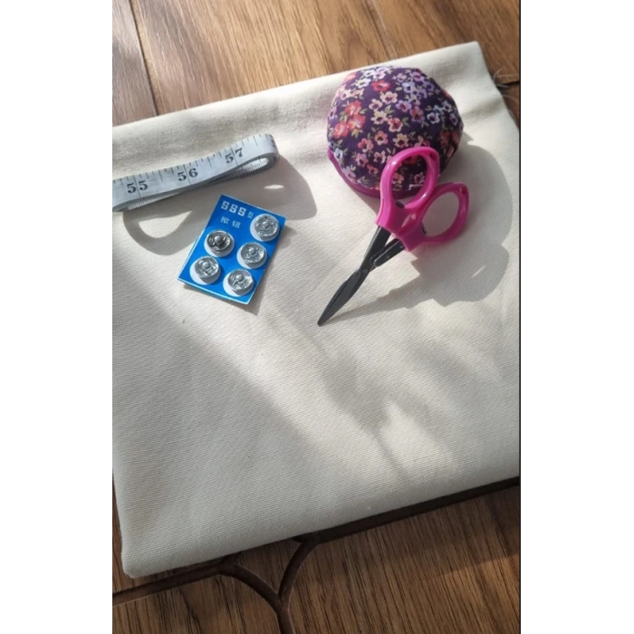 Panama Keten Kumaşlı Dikiş Başlangıç Seti – Aksesuar Kit Dahil