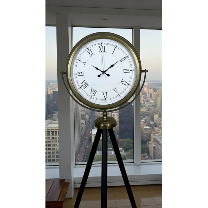 Prestij Vintage Tripod Ayaklı Saat