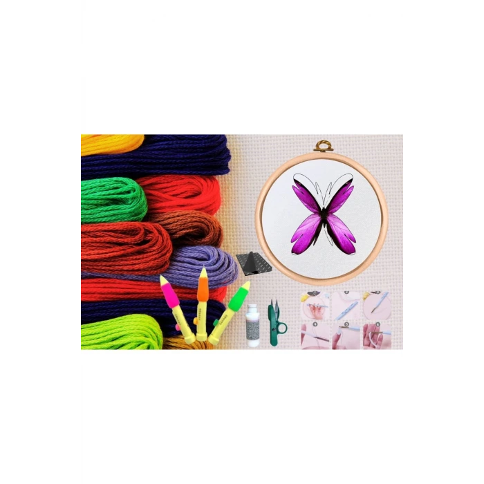 Punch Seti Nakış Seti Kasnaklı Kendin Yap Seti Seri 99