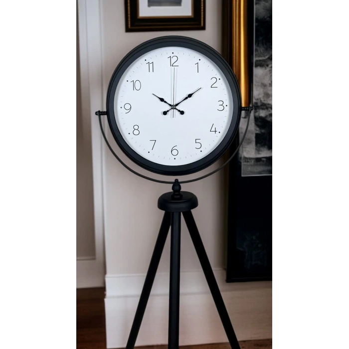 Pure Black Tripod Ayaklı Saat