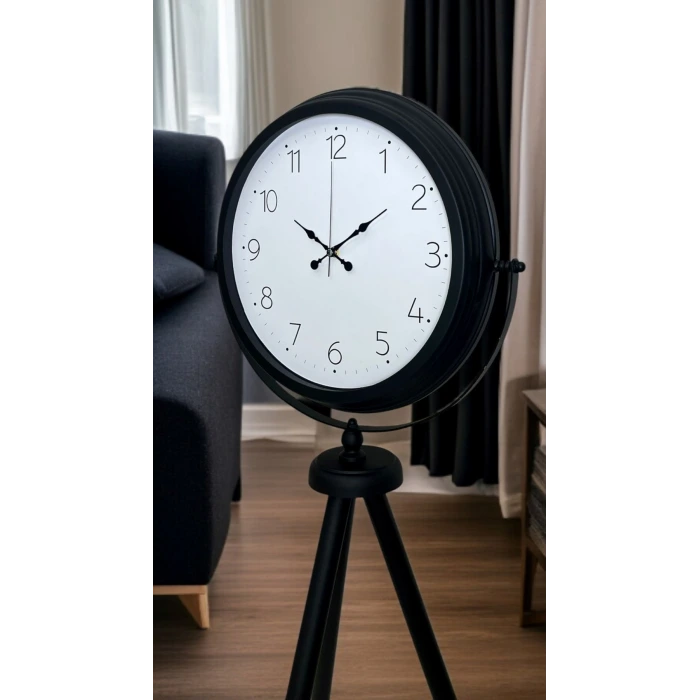 Pure Black Tripod Ayaklı Saat