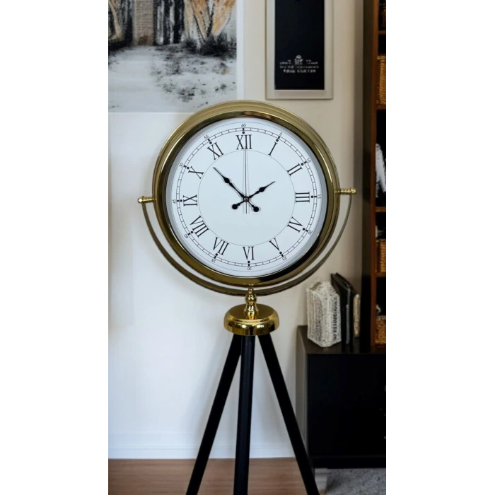 Regal Gold Tripod Ayaklı Saat