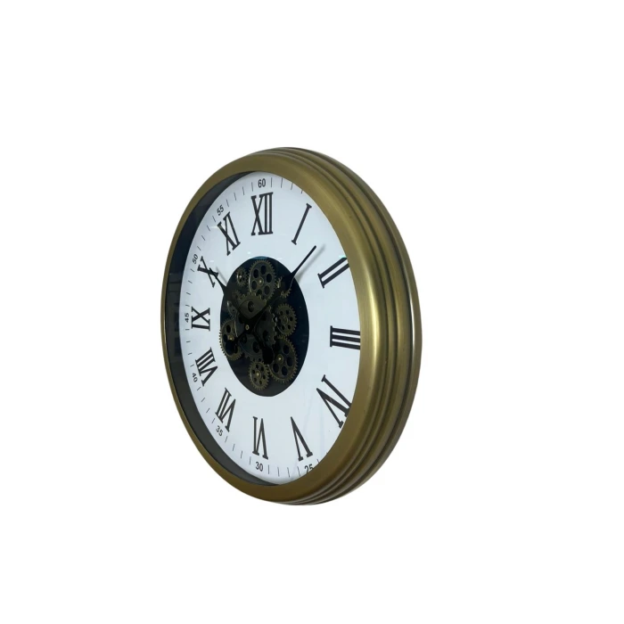 Roma Elegance Eskitme 60 Cm Çarklı Duvar Saati