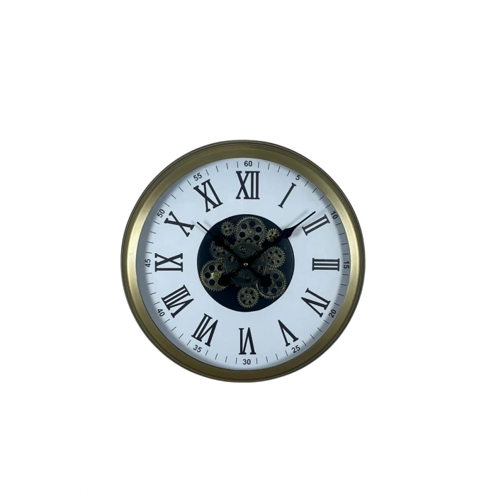 Roma Elegance Eskitme 60 Cm Çarklı Duvar Saati