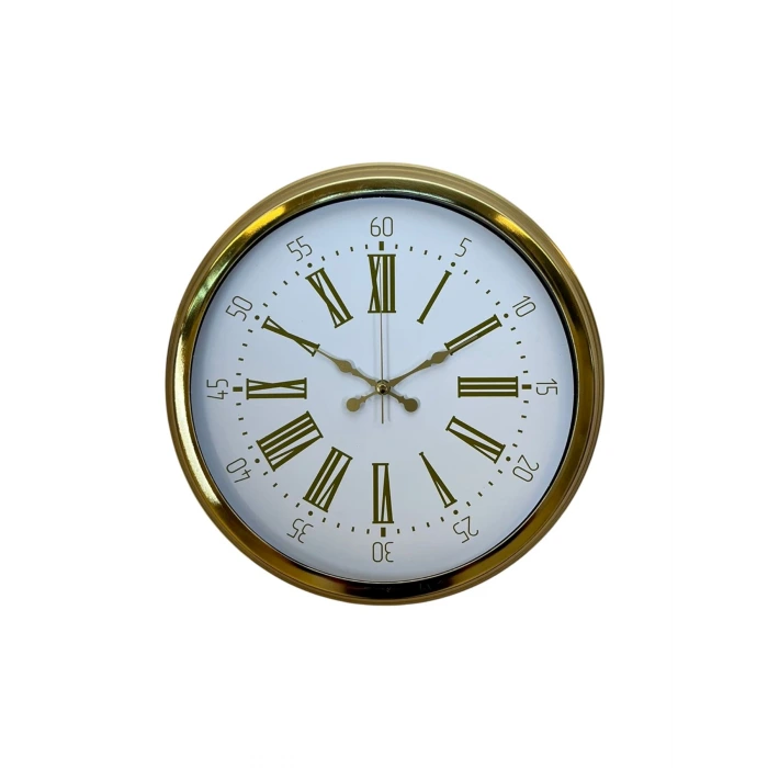 Royal Gold 40 Cm Metal Duvar Saati