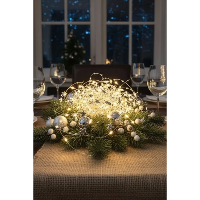 Saçaklı 3*3 Metre Yıldız Boncuklu Dekor Led USB Ev, Oda ve Organizasyon Dekoru hakkında ürün açıklaması