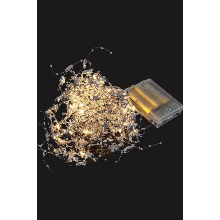 Saçaklı 3*3 Metre Yıldız Boncuklu Dekor Led USB Ev, Oda ve Organizasyon Dekoru hakkında ürün açıklaması