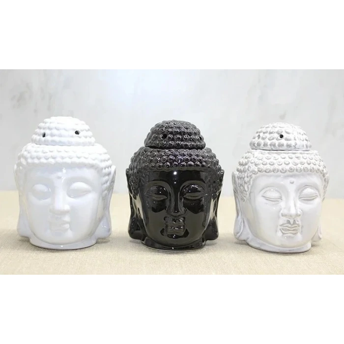 Seramik Buda Büstü Buhurdanlık